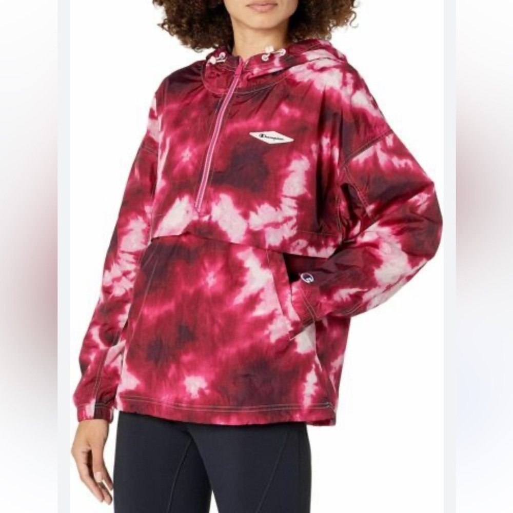Champion Lightweight Anorak Jacket in Cloud Burst Hush Pink